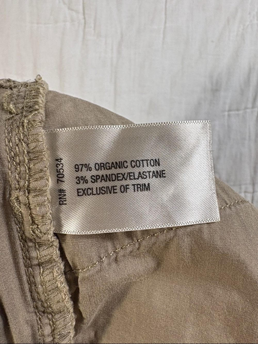 Gorpcore Orvis Everyday Stretch Chino Pants Khaki Tan/Taupe Straight Leg Size 10 - Picture 4 of 12